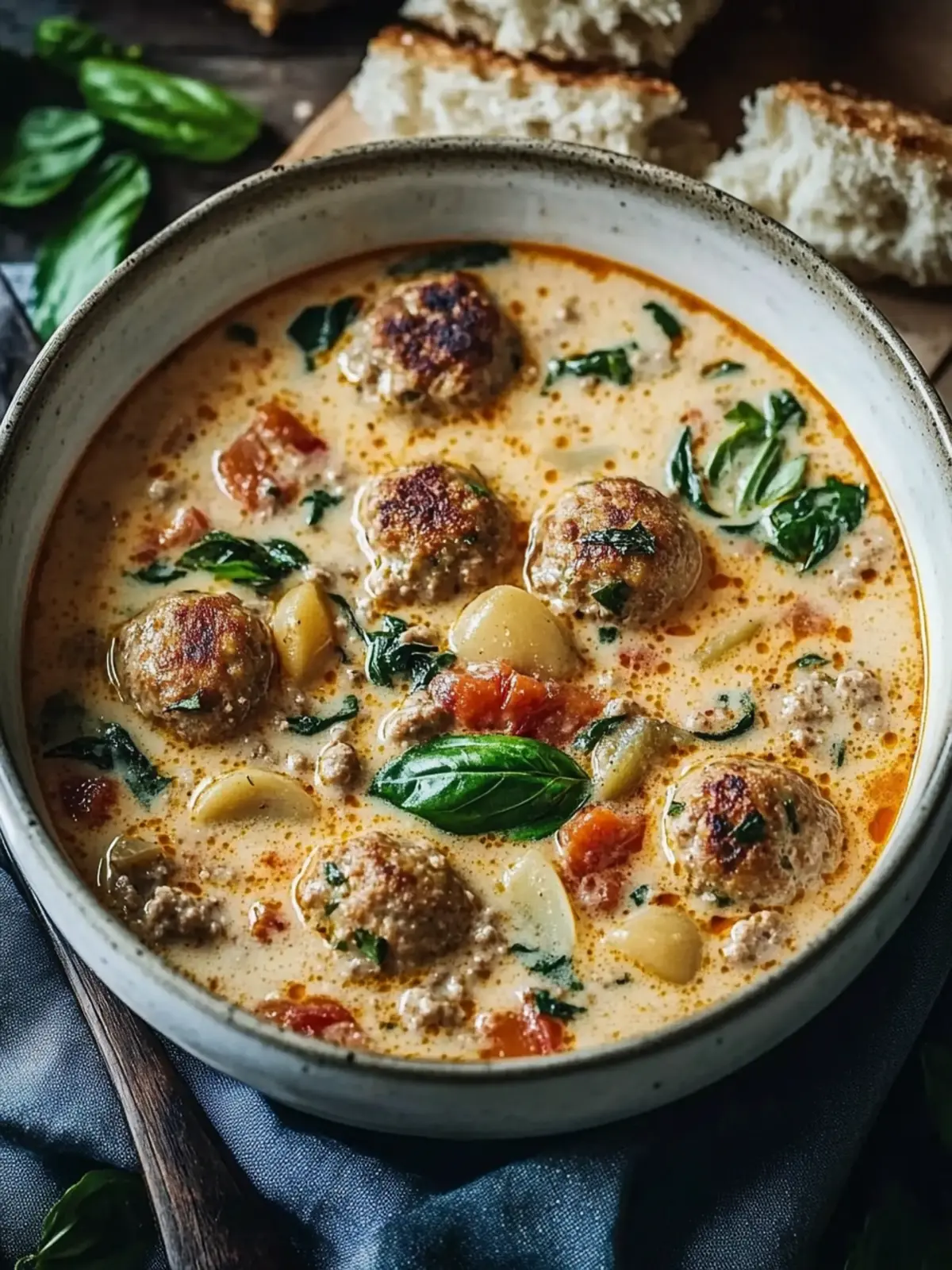 Creamy Italian Meatball Soup: A Cozy Comfort Bowl 4 Creamy Italian Meatball Soup