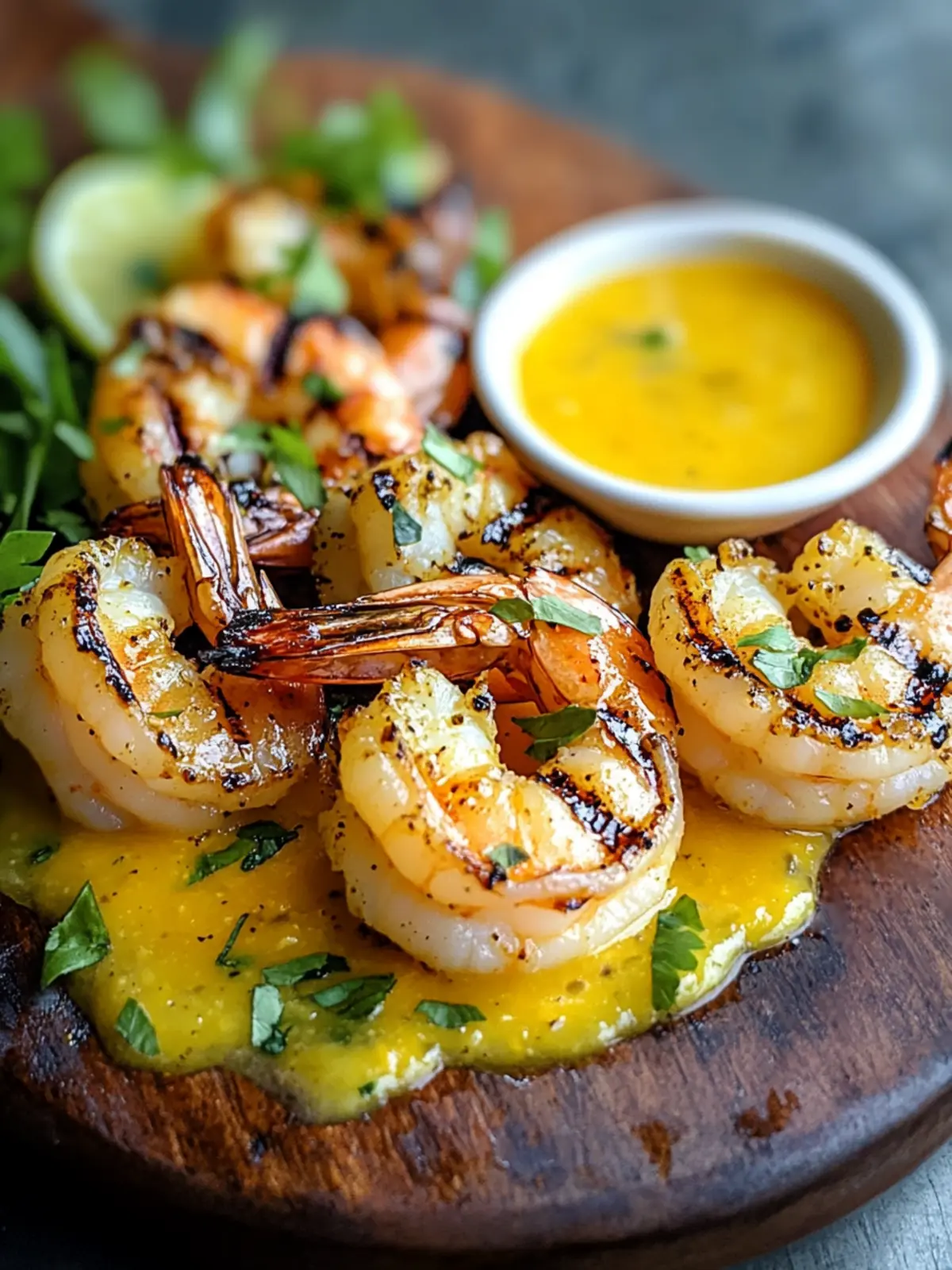Grilled Shrimp With Spicy Mango Lime Coulis: Tropical Flavor Boost 4 Grilled Shrimp With Spicy Mango Lime Coulis: A Flavorful Delight