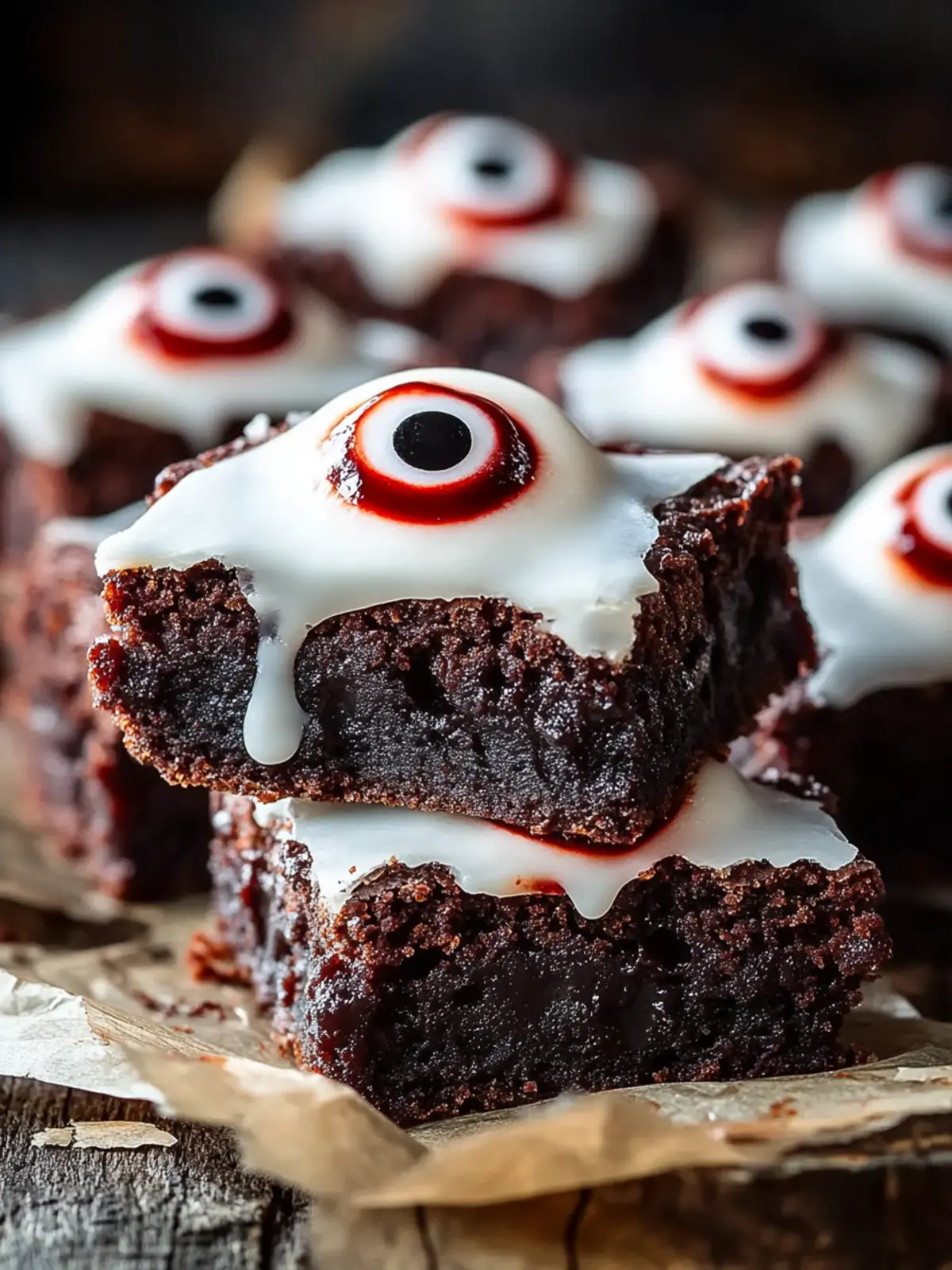 Eyeball Brownies Halloween Delight: A Spooky Sweet Treat 2 Eyeball Brownies Halloween Delight