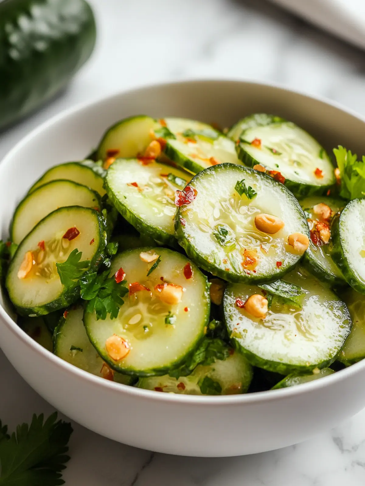 Easy Asian Cucumber Salad: Fresh, Crunchy, and Vegan Delight 2 Easy Asian Cucumber Salad