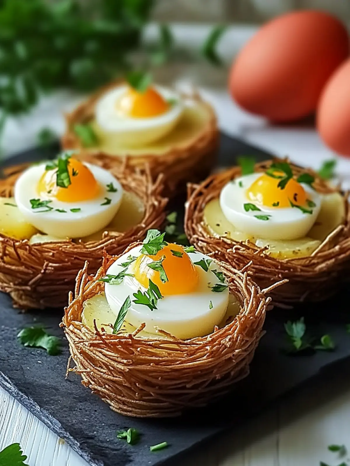 Easter Egg Tart Potato Nests: Easy, Crispy Spring Delight 4 Easter Egg Tart Potato Nests