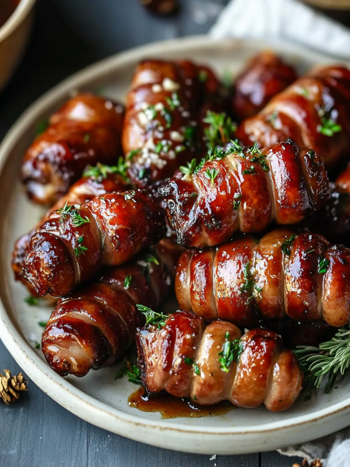 Irresistibly Sticky Pigs in Blankets: Your Festive Delight 3 Irresistibly Sticky Pigs in Blankets: A Christmas Party Treat