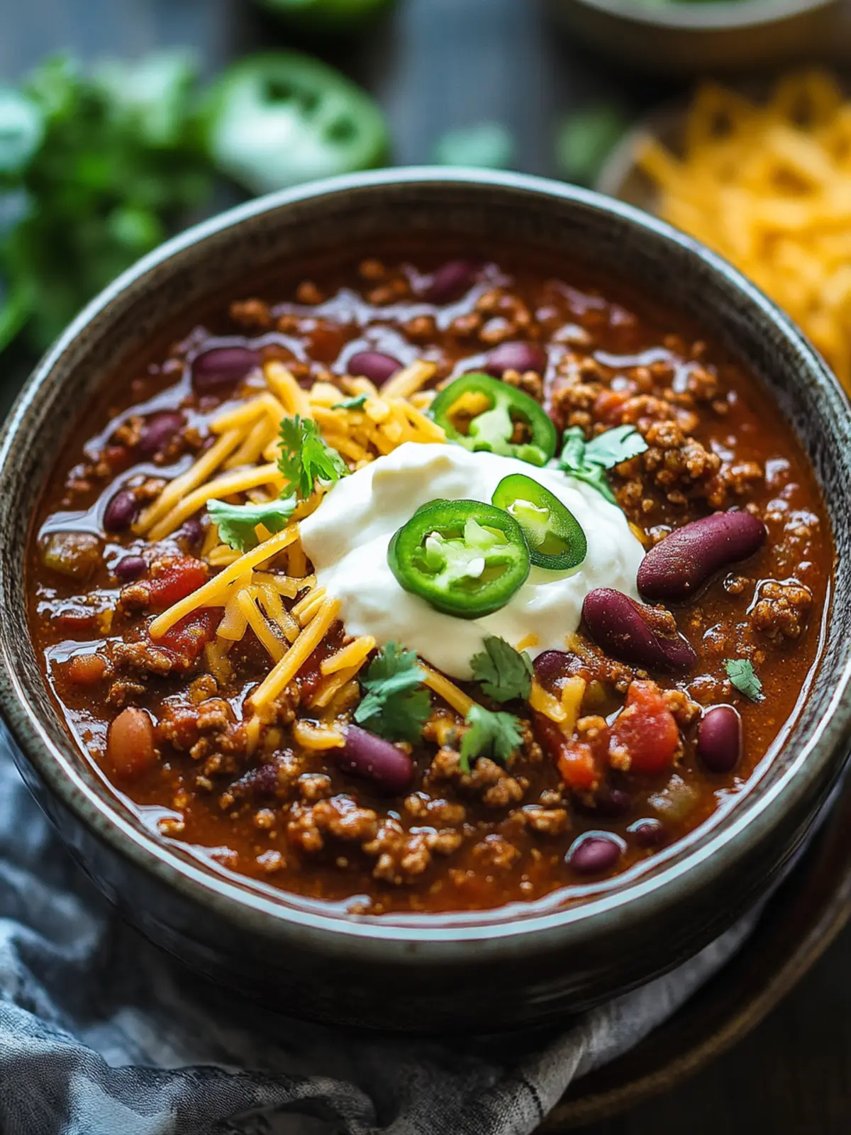 Crockpot Chili: Hearty Game Day Comfort Food Everyone Loves 3 Crockpot Chili (Football Season Recipe)