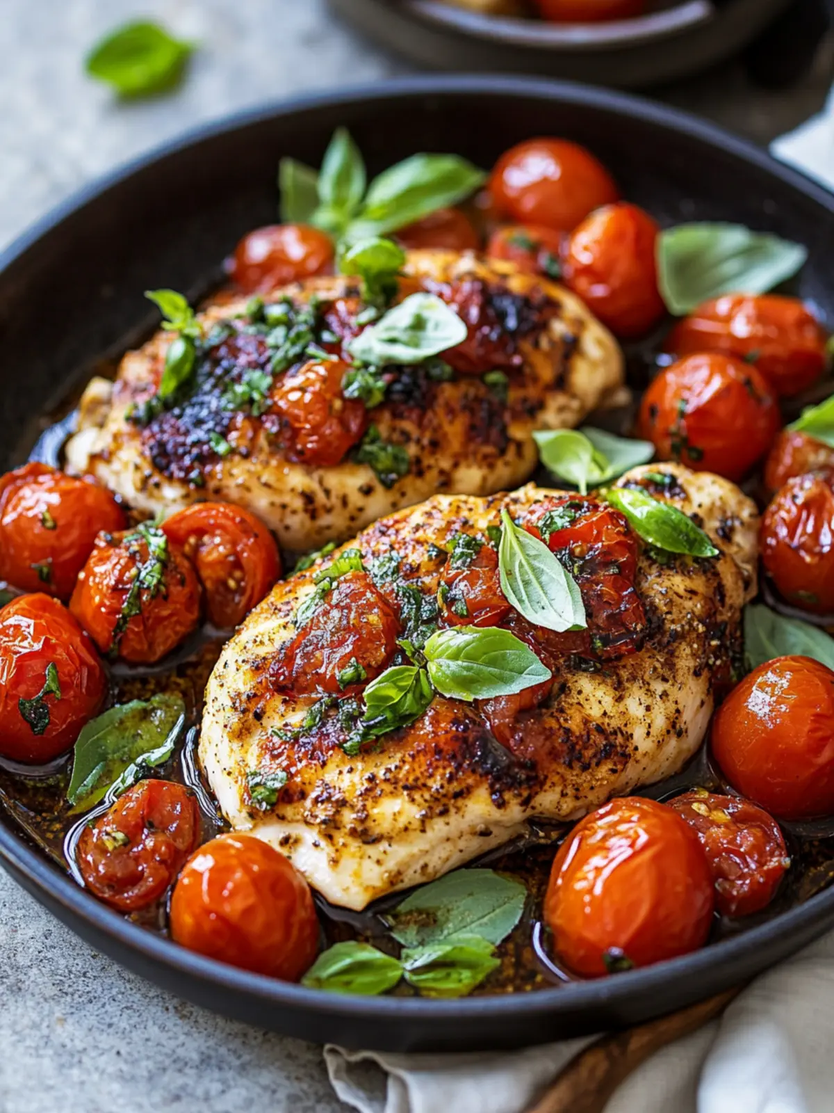Baked Balsamic Chicken with Tomatoes – A Healthy Dinner Delight 3 Baked Balsamic Chicken with Tomatoes – Healthy Dinner Idea