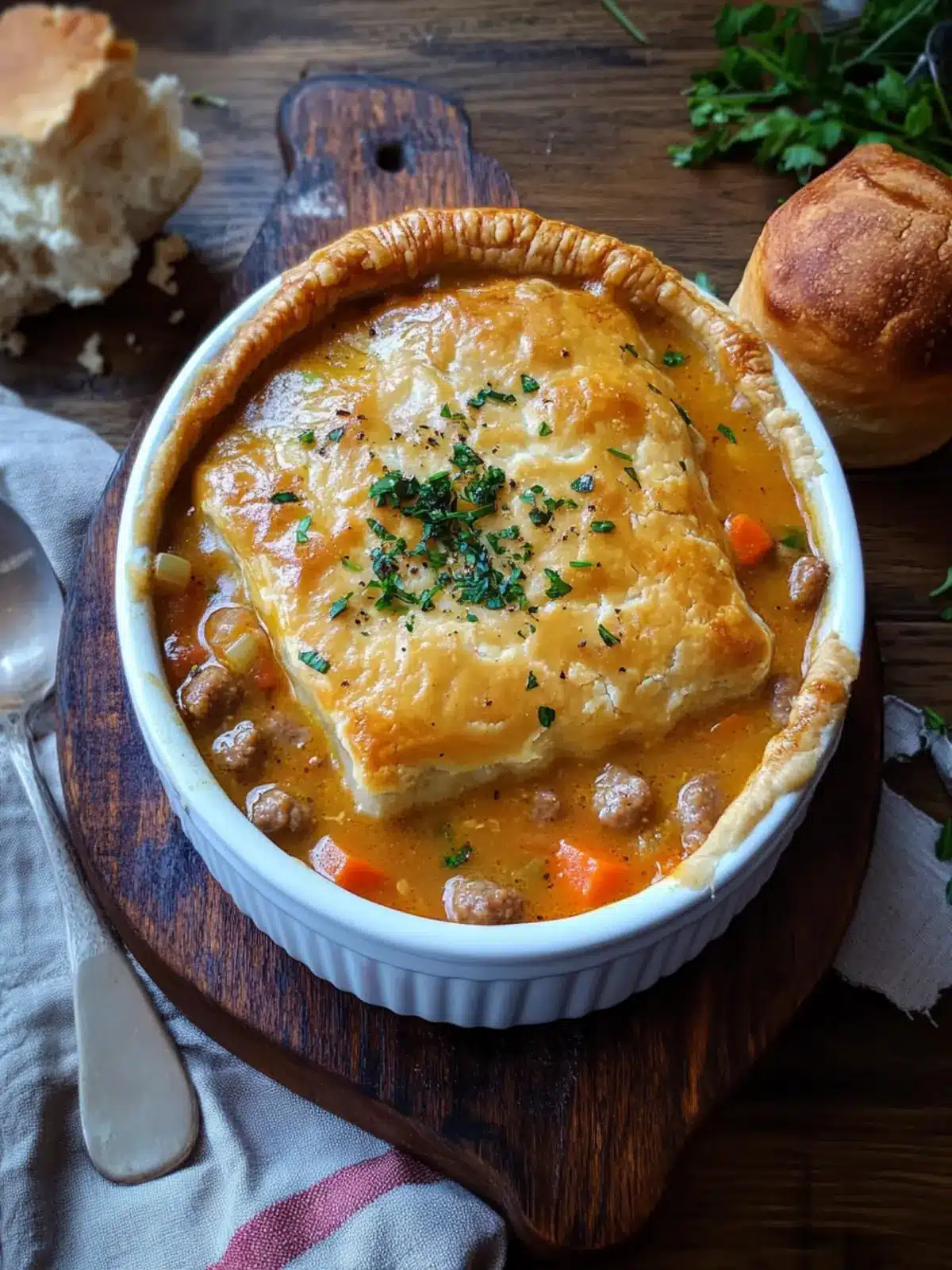 Cajun Chicken & Sausage Pot Pie Soup for Cozy Nights 2 Cajun Chicken & Sausage Pot Pie Soup