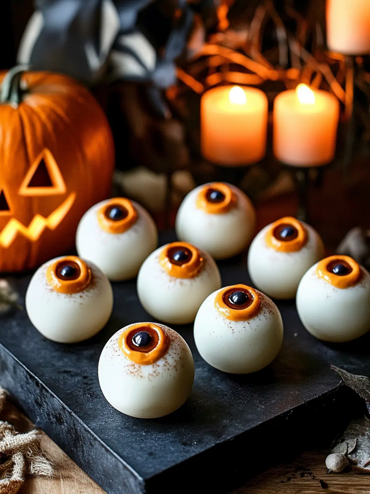 Spooky Deviled Eyeballs: Fun Keto Treats for Halloween Parties 4 Spooky Deviled Eyeballs