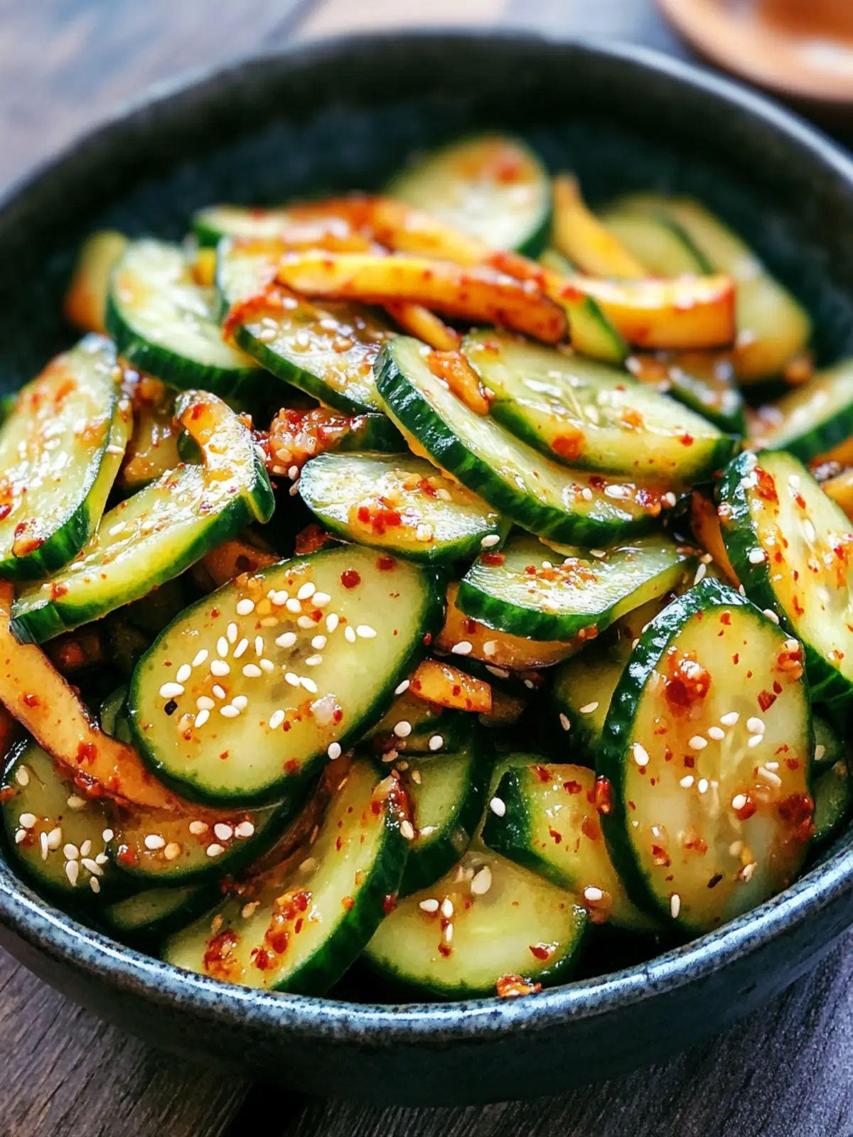 10-Minute Spicy Korean Cucumber Salad That Dazzles Your Tastebuds 2 Spicy Korean Cucumber Salad (10 Minutes ONLY!)