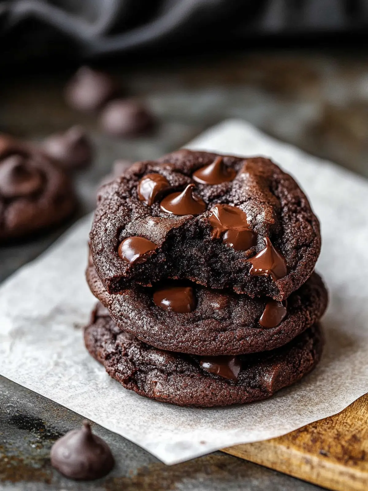 Irresistible Ultimate Triple Chocolate Cookies You Must Try 2 Ultimate Triple Chocolate Cookies