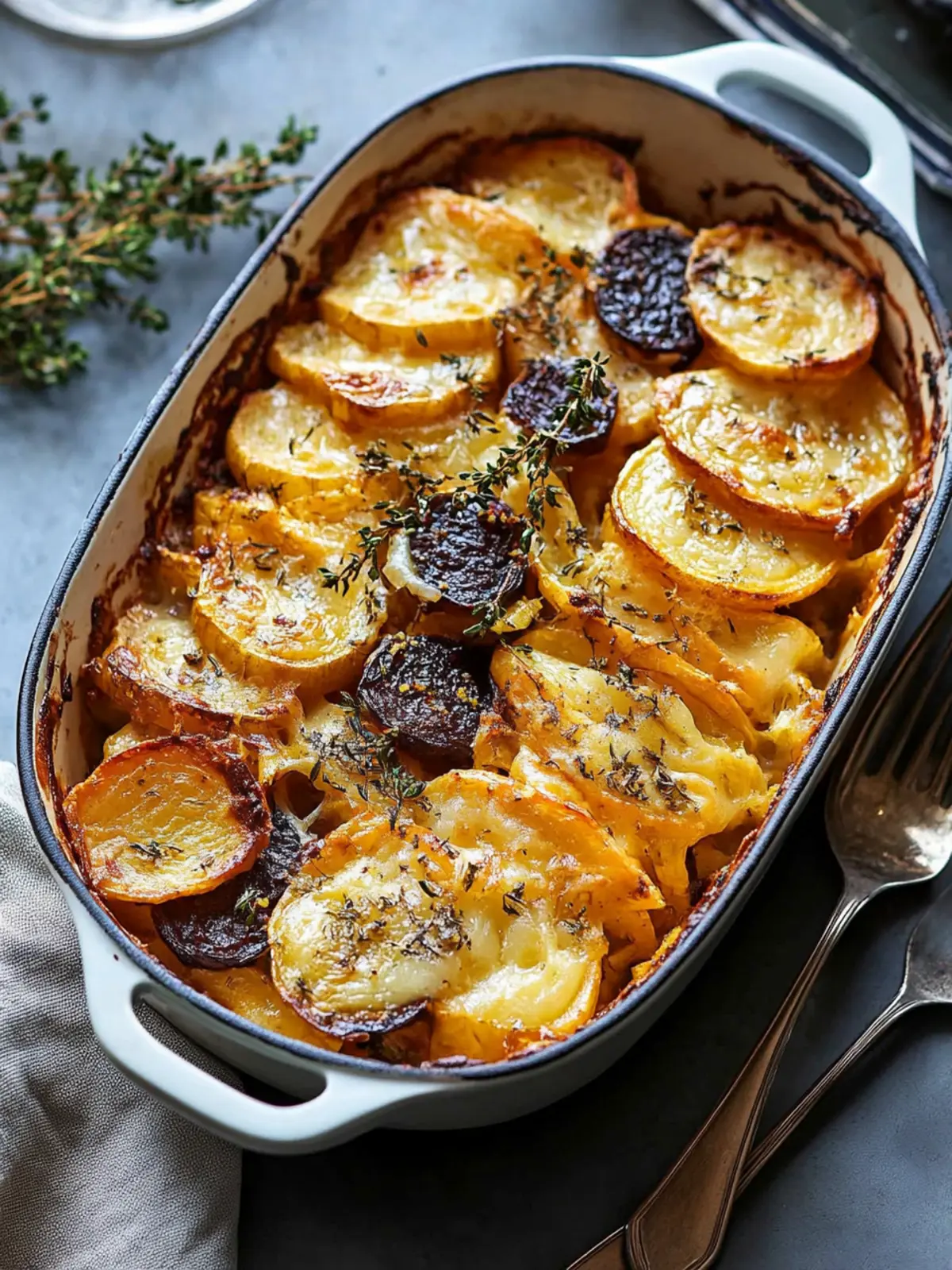 Cheesy Root Vegetable Gratin for Cozy Holiday Feasts 4 Cheesy Root Vegetable Gratin