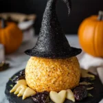 Create the Perfect White Cheddar Witch Hat Halloween Cheese Ball 3 White Cheddar Witch Hat Halloween Cheese Ball
