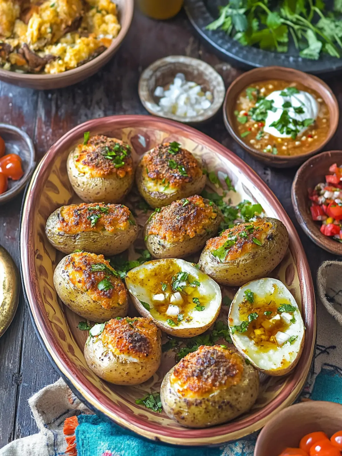 Savory Middle Eastern Stuffed Potatoes You’ll Love to Make 3 Middle Eastern stuffed potatoes (batata mahshieh)