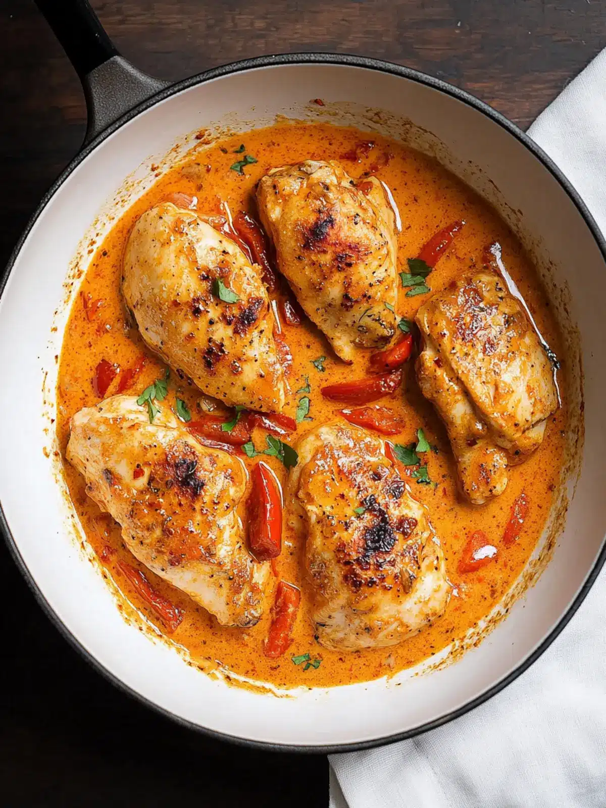 Creamy Roasted Red Pepper Chicken for a Cozy Dinner Night 5 Creamy Roasted Red Pepper Chicken