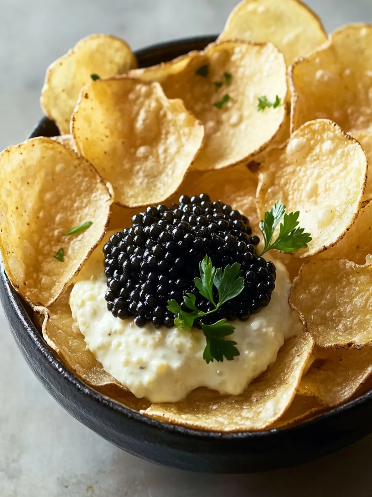 Caviar and Potato Chips: A Luxurious Twist on Snacking 5 Caviar and Potato Chips