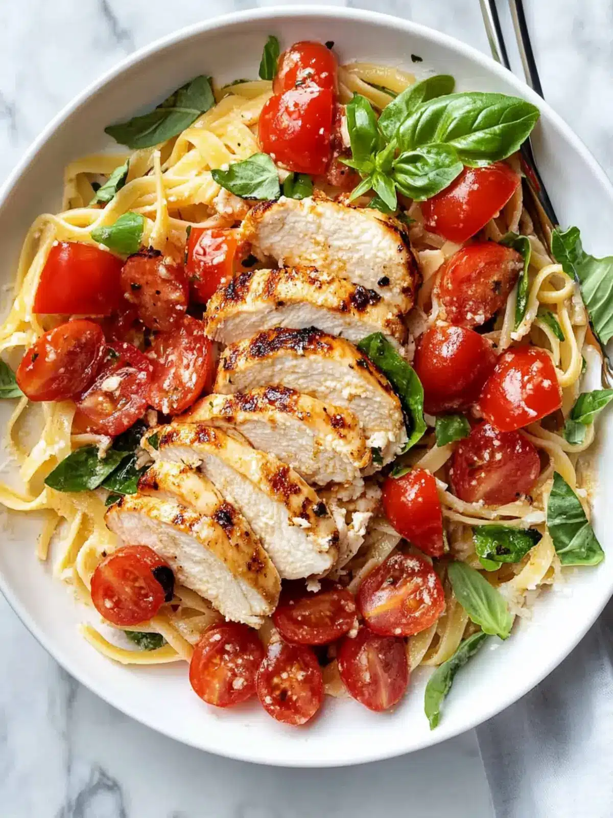 Delicious Bruschetta Chicken Pasta for Quick Summer Dinners 5 Bruschetta Chicken Pasta