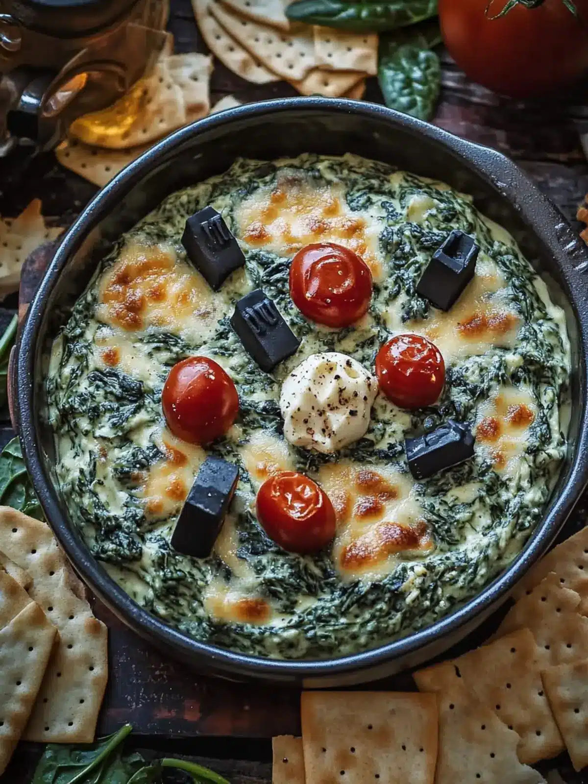 Spinach Dip Graveyard Scene Brings 3 Bold Halloween Delights 3 Spinach Dip Graveyard Scene Brings 3 Epic Bold Hot Delights