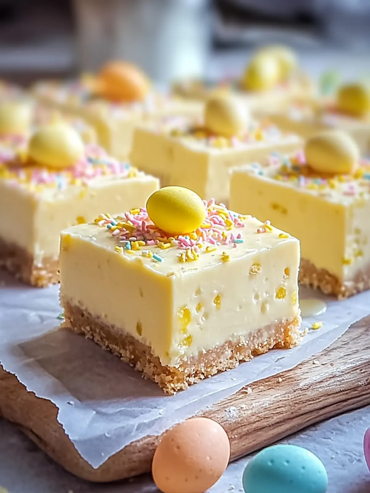 Zesty Easy Easter Egg Lemon Cheesecake Bars for Spring Fun 4 Easy Easter Egg Lemon Cheesecake Bars with a Zesty Twist