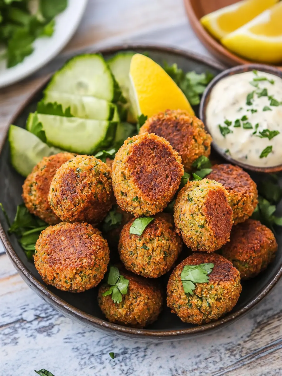 Crispy Traditional Falafel: Your New Favorite Snack! 2 Falafel (The Crispy Traditional Way)