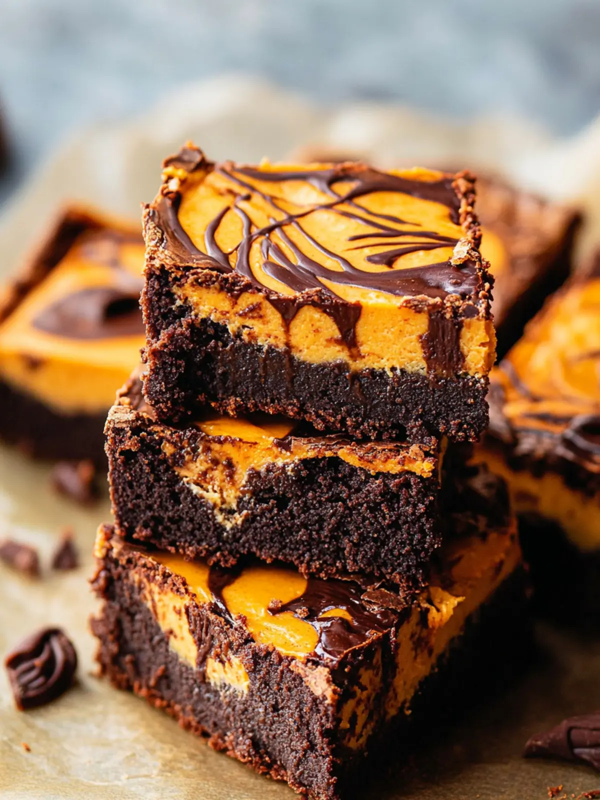 Decadent Pumpkin Cheesecake Brownies for Cozy Fall Indulgence 5 Pumpkin Cheesecake Brownies