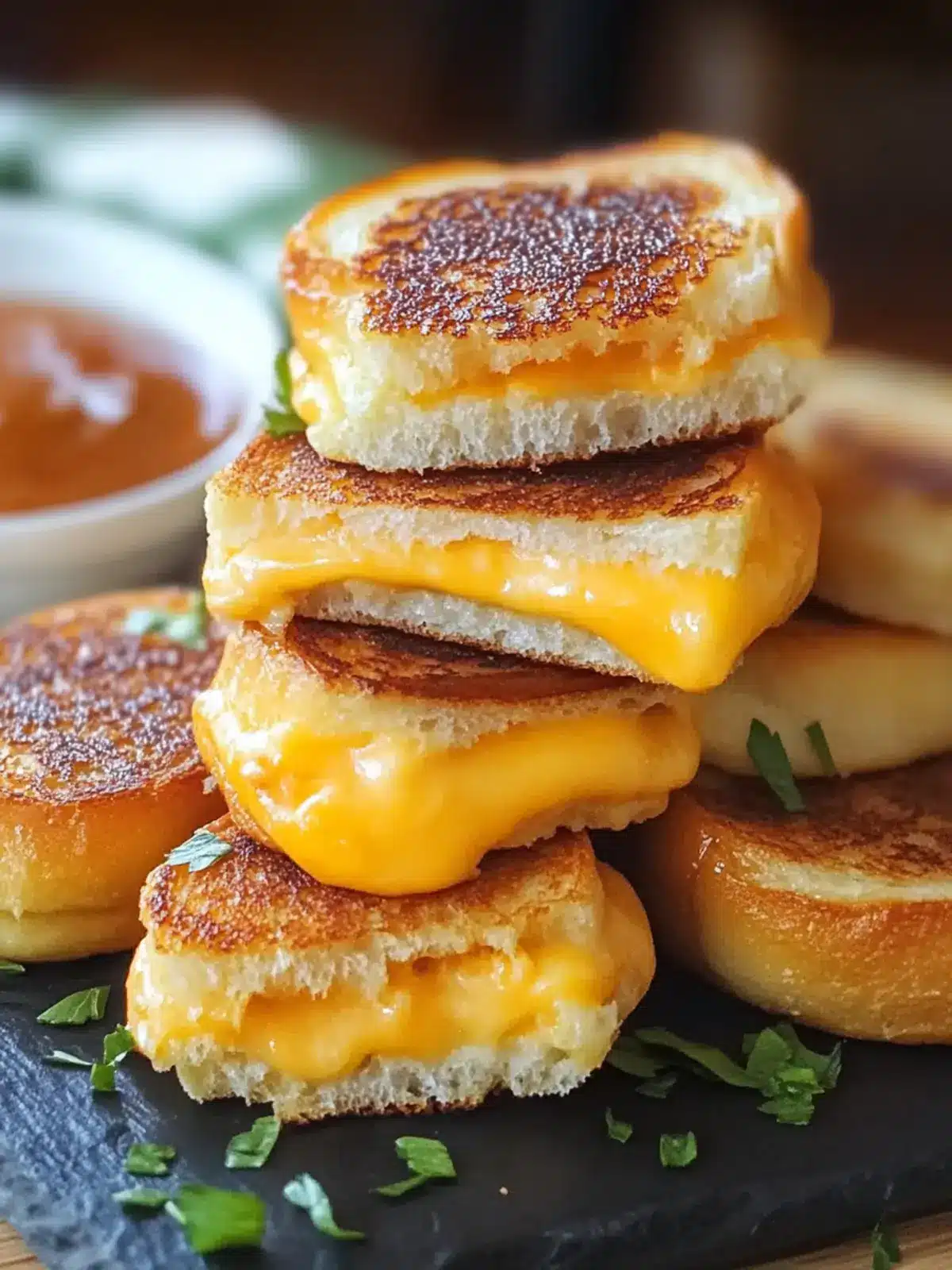 Mini Grilled Cheese Hawaiian Rolls – Easy Crowd-Pleaser Delight 2 Mini Grilled Cheese Hawaiian Rolls – Easy, Cozy, Crowd-Pleaser Recipe