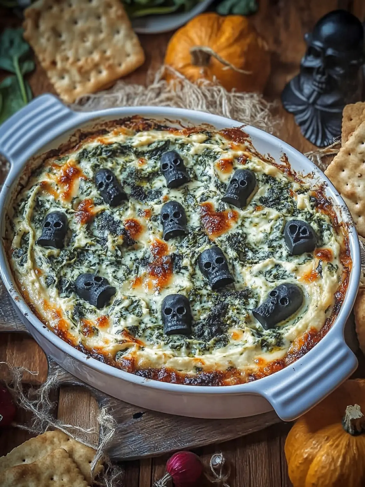 Spinach Dip Graveyard Scene Brings 3 Bold Halloween Delights 4 Spinach Dip Graveyard Scene Brings 3 Epic Bold Hot Delights