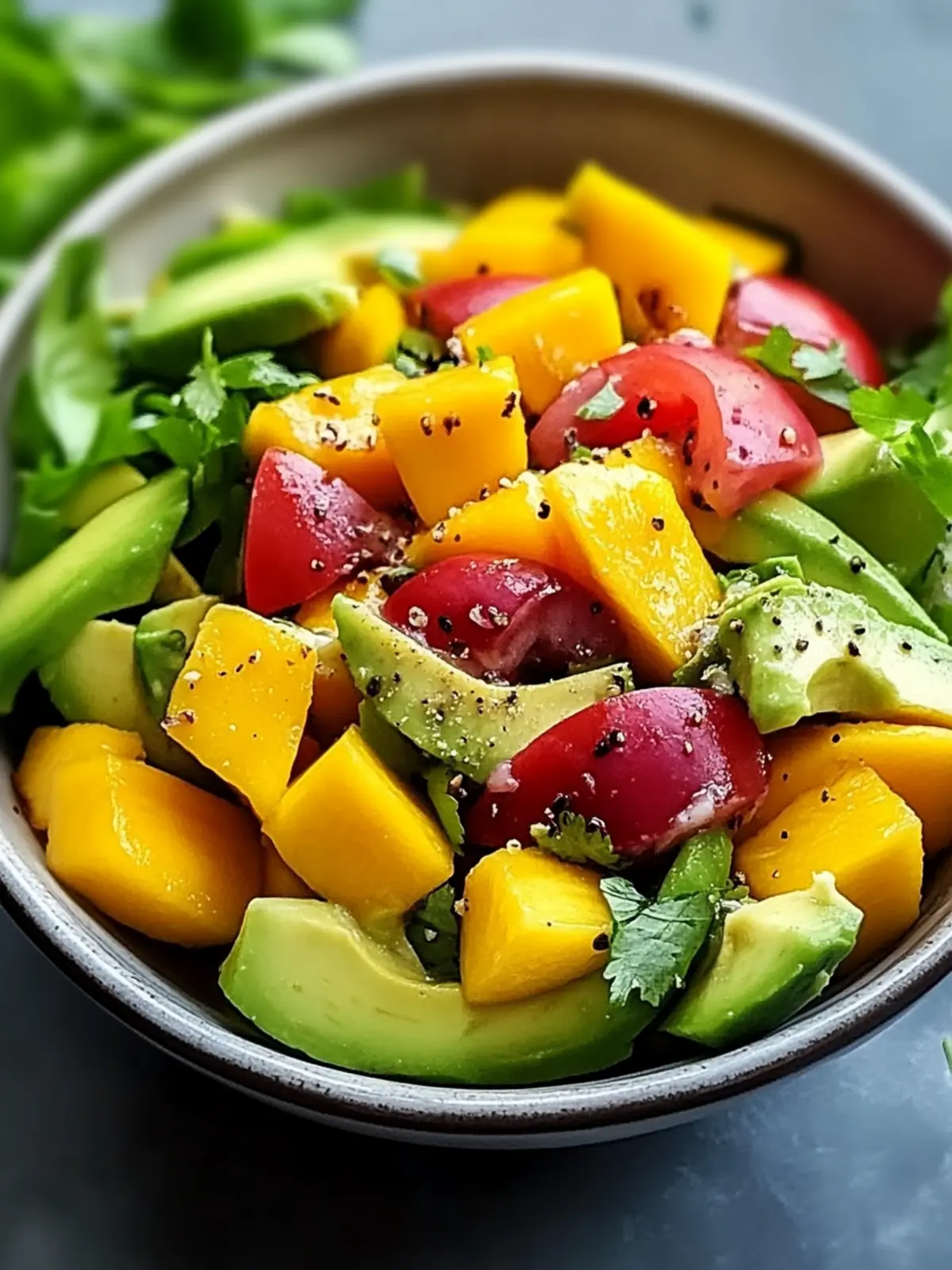 Avocado Mango Salad Fresh, Healthy & Bursting with Flavor Bliss 4 Avocado Mango Salad Fresh, Healthy & Bursting with Flavor