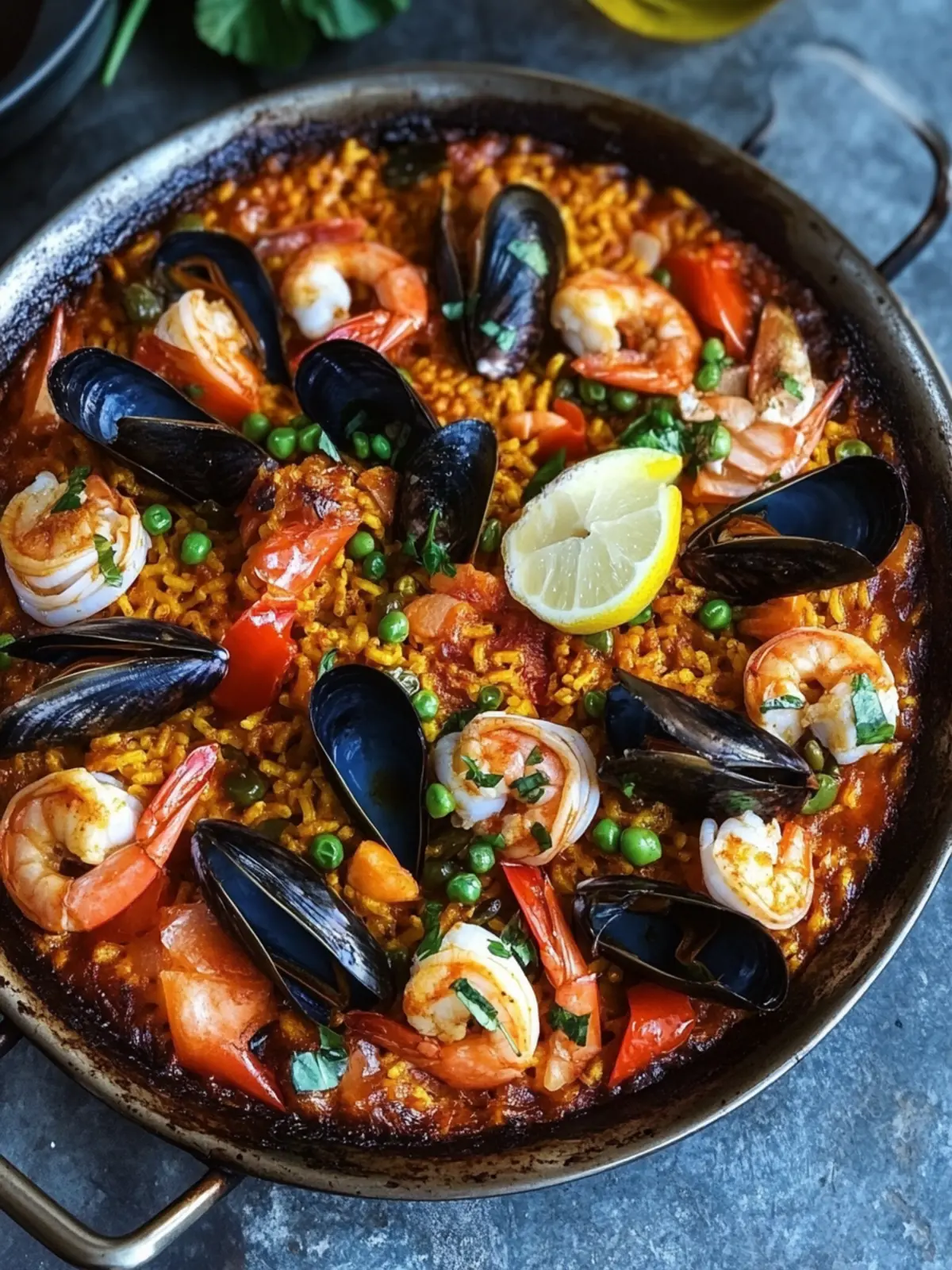 Authentic Spicy Seafood Paella: Bring Spain to Your Table 2 Authentic, Spicy Seafood Paella