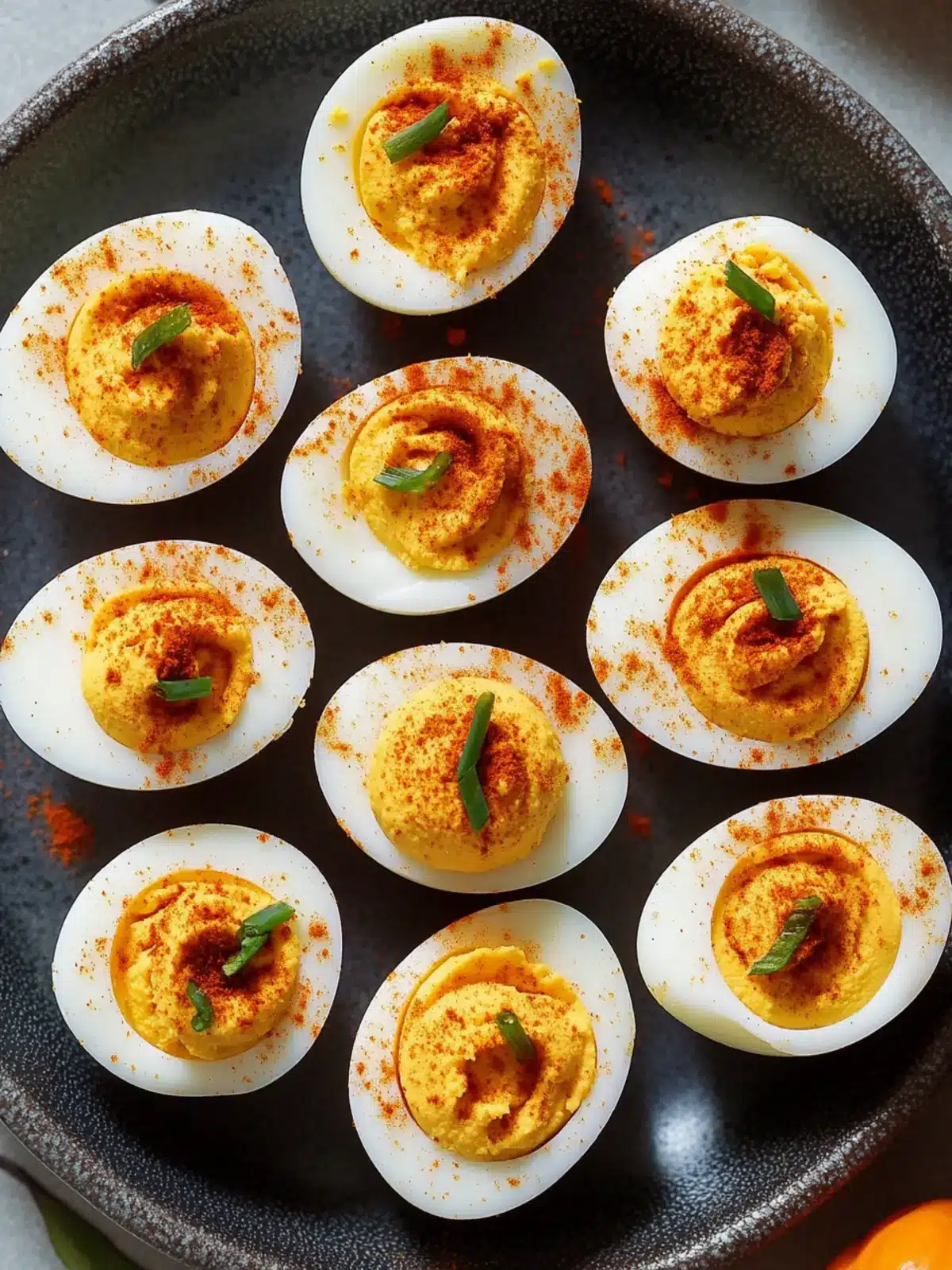 Pumpkin Deviled Eggs: A Fun Twist for Your Holiday Table 2 Pumpkin Deviled Eggs