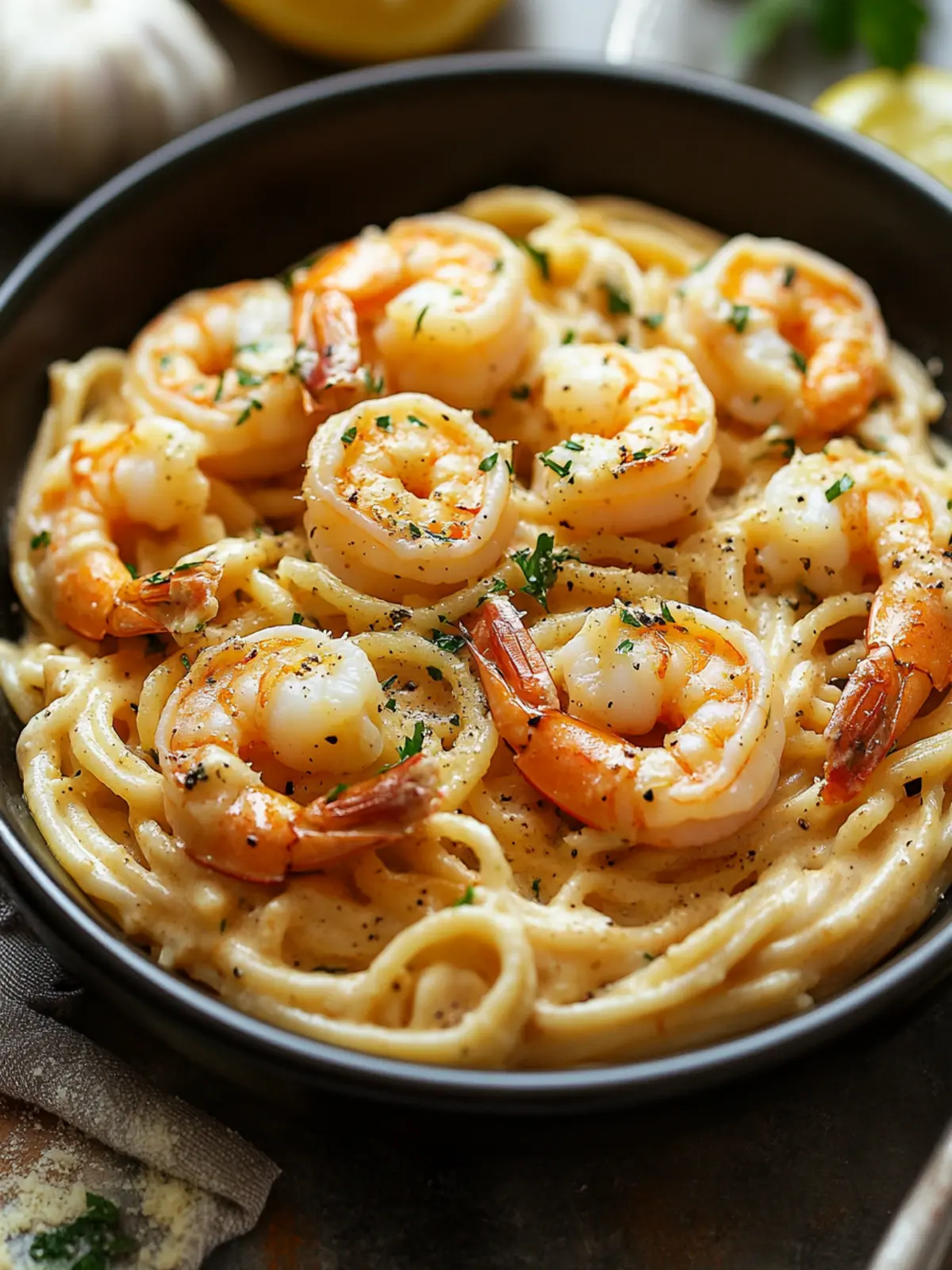 Creamy Garlic Shrimp Pasta: Your New Favorite Weeknight Treat 4 Creamy Garlic Shrimp Pasta: A Magical First Taste!