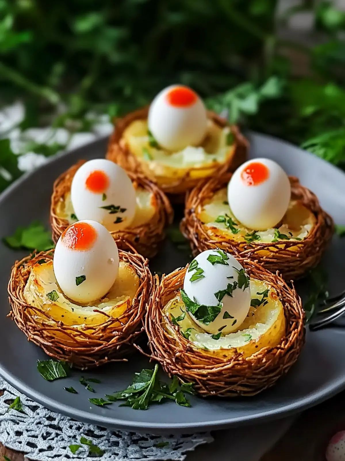 Easter Egg Tart Potato Nests: Easy, Crispy Spring Delight 3 Easter Egg Tart Potato Nests