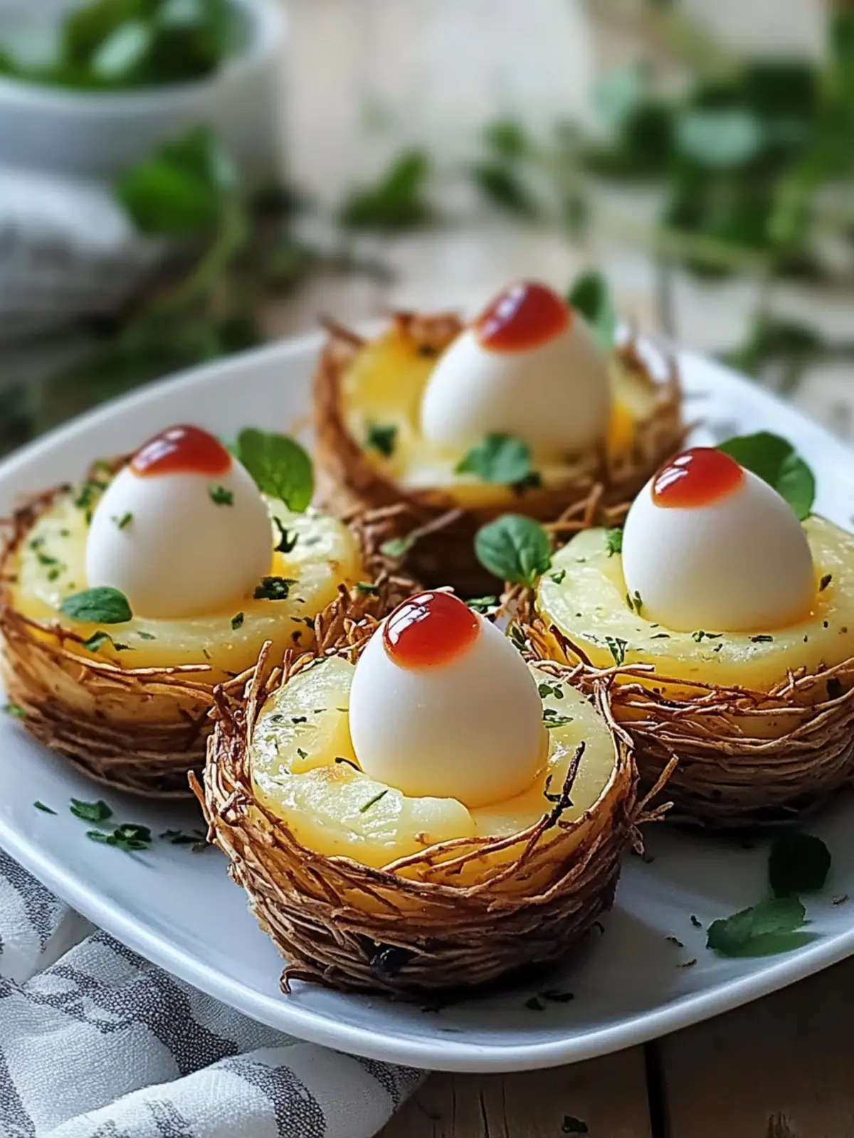 Easter Egg Tart Potato Nests: Easy, Crispy Spring Delight 2 Easter Egg Tart Potato Nests