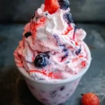 Red, White & Blueberry Fluff: A Quick Summery Delight 4 Red, White & Blueberry Fluff