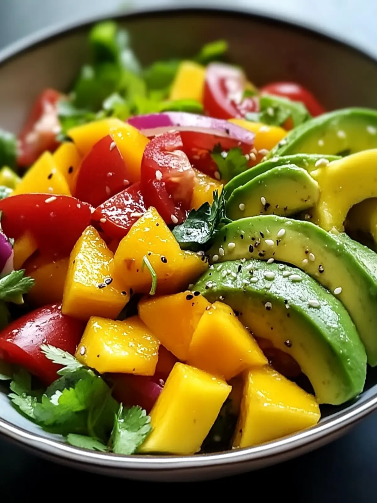 Avocado Mango Salad Fresh, Healthy & Bursting with Flavor Bliss 2 Avocado Mango Salad Fresh, Healthy & Bursting with Flavor