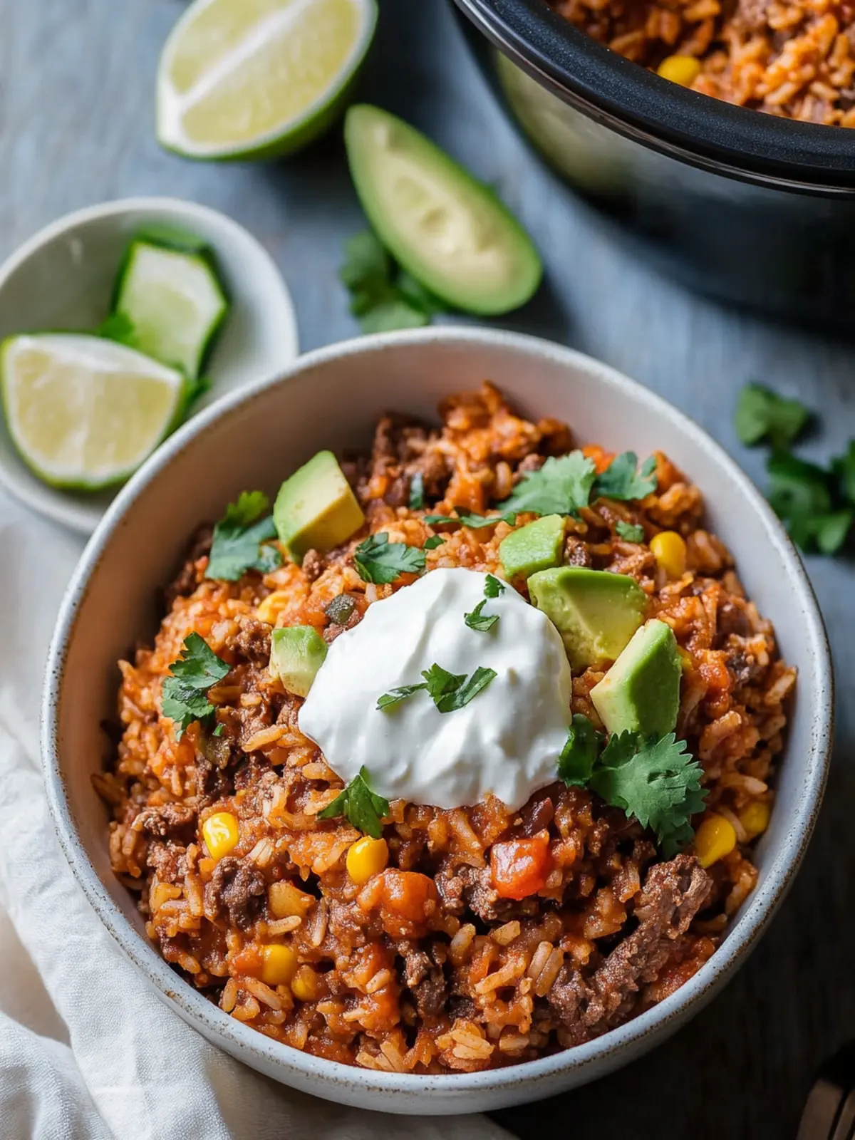 Savory Instant Pot Mexican Style Beef and Rice in 30 Minutes 4 Instant Pot Mexican Style Beef and Rice