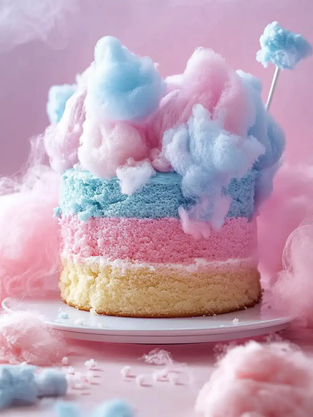 Joyful Cotton Candy Cake to Sweeten Every Celebration Delight 2 Joyful Cotton Candy Cake to Sweeten Any Celebration