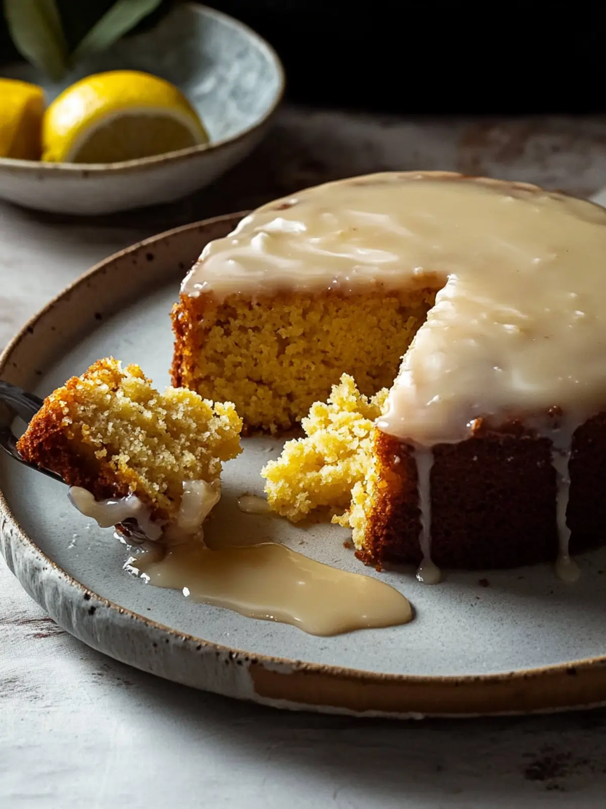 Indulge in Horchata Glazed Cornmeal Cake - A Healthy Delight 3 Horchata Glazed Cornmeal Cake