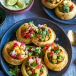 Crispy Puri Chaat Bites: Irresistible Indian Snack Delight 10 Puri Chaat Bites - An Indian Snack
