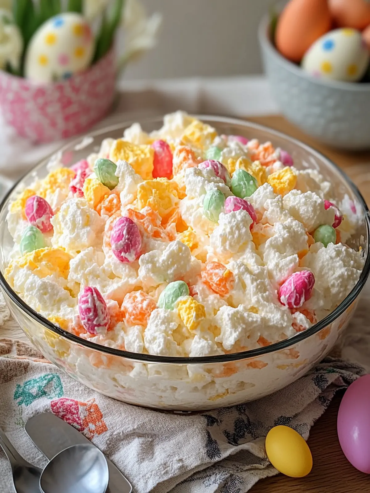 Easter Fluff Salad: A Creamy No-Bake Delight for Celebrations 5 Easter Fluff Salad