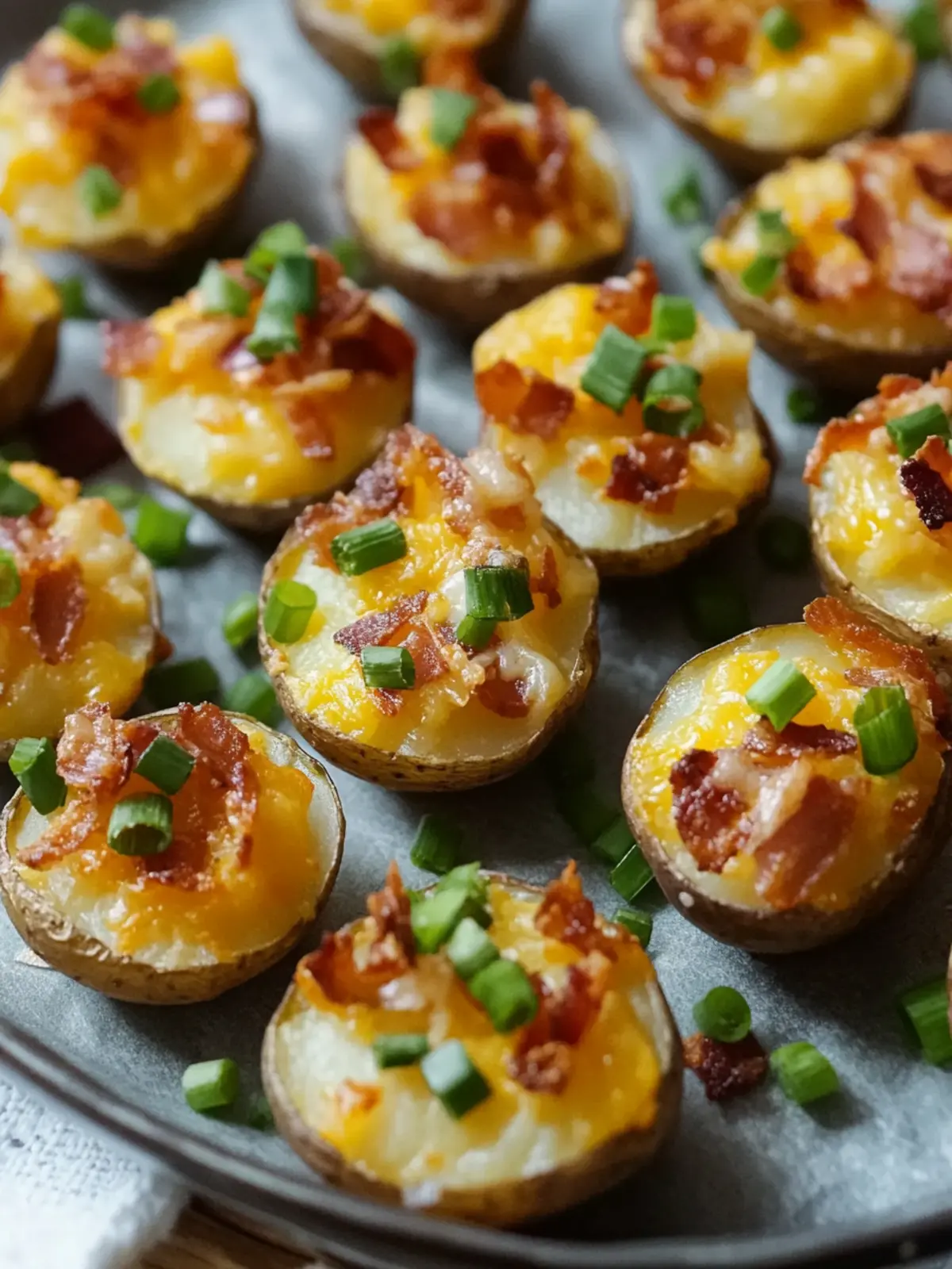 Loaded Mini Potato Bites: The Ultimate Party Snack Delight 3 Loaded Mini Potato Bites