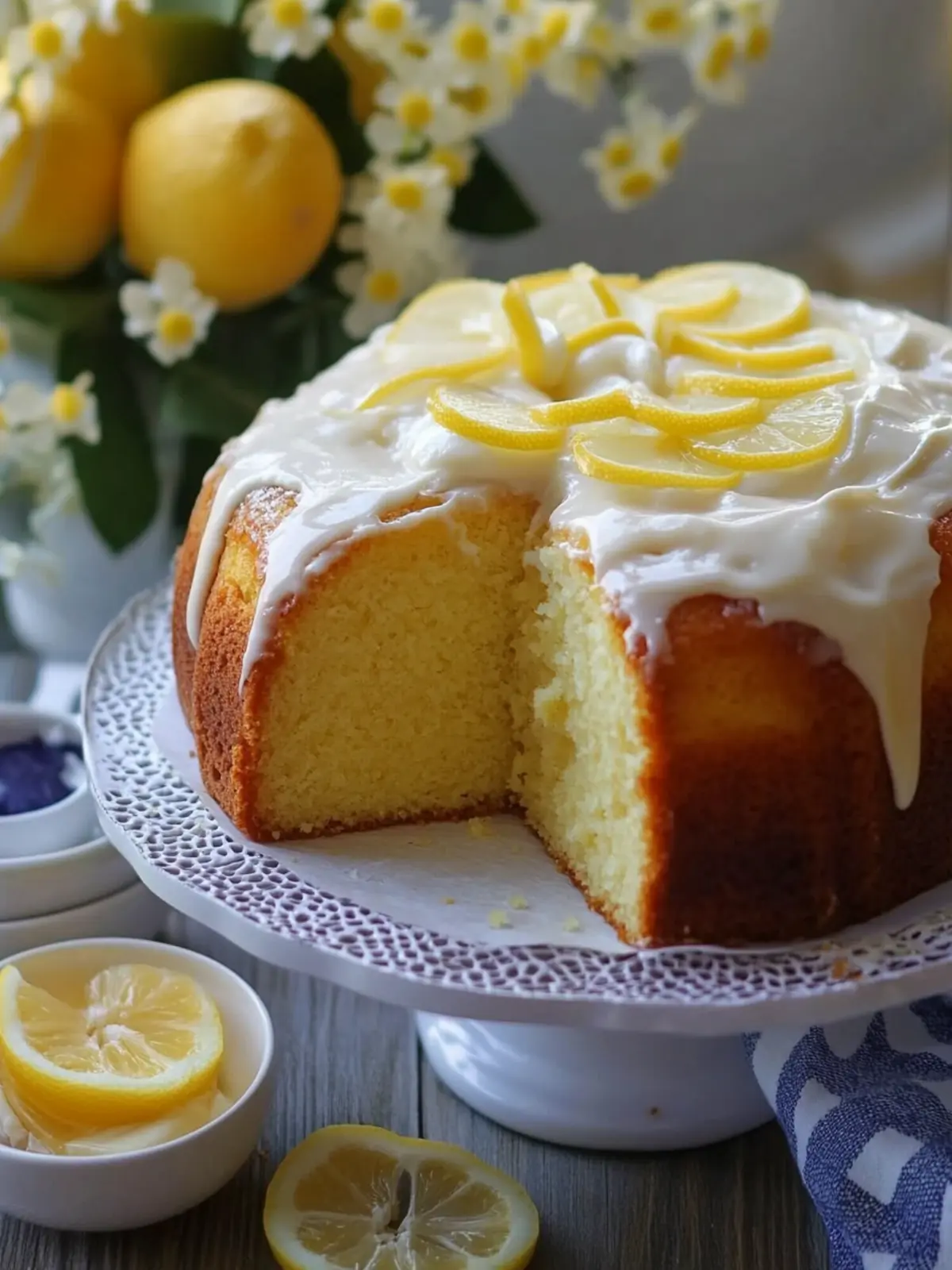 Lemon Pound Cake With Lemon Pastry Cream for Bright Days 5 Lemon Pound Cake With Lemon Pastry Cream