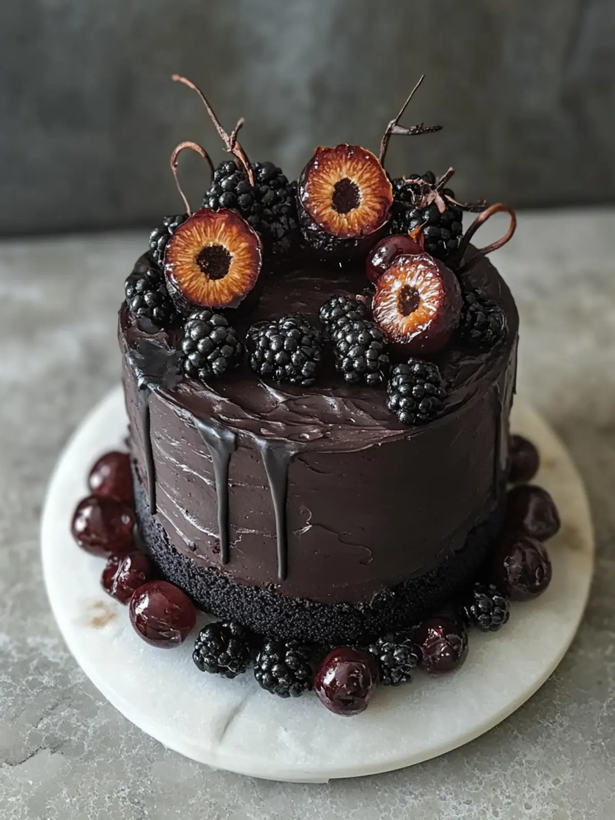 Decadent Black Cocoa Cake with Creamy Buttercream Delight 5 Decadent Black Cocoa Cake