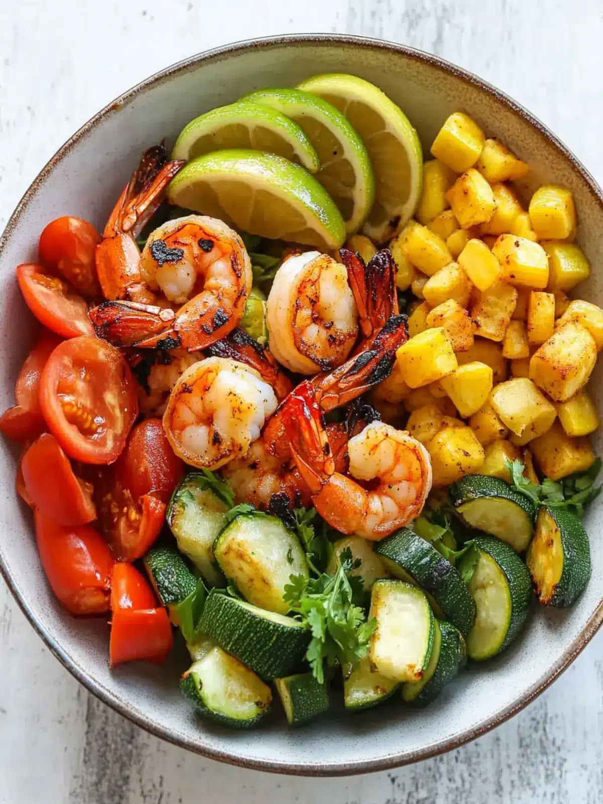 Delicious Grilled Shrimp and Vegetable Bowl for Summer Bliss 5 Grilled Shrimp and Vegetable Bowl