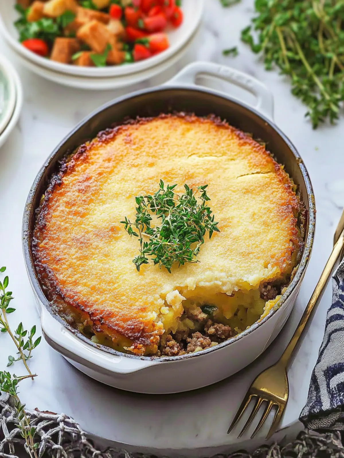 Savor the Comfort of Lebanese Shepherd's Pie Potato Souffle 4 Lebanese Shepherd’s Pie- Potato Souffle