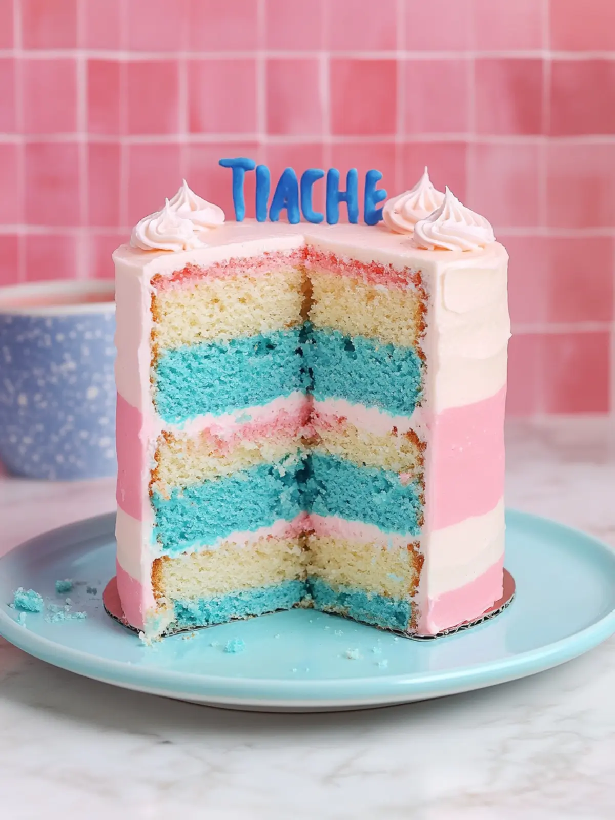 Trans Flag Cake Recipe: Celebrate Pride with Every Slice 3 Trans Flag Cake