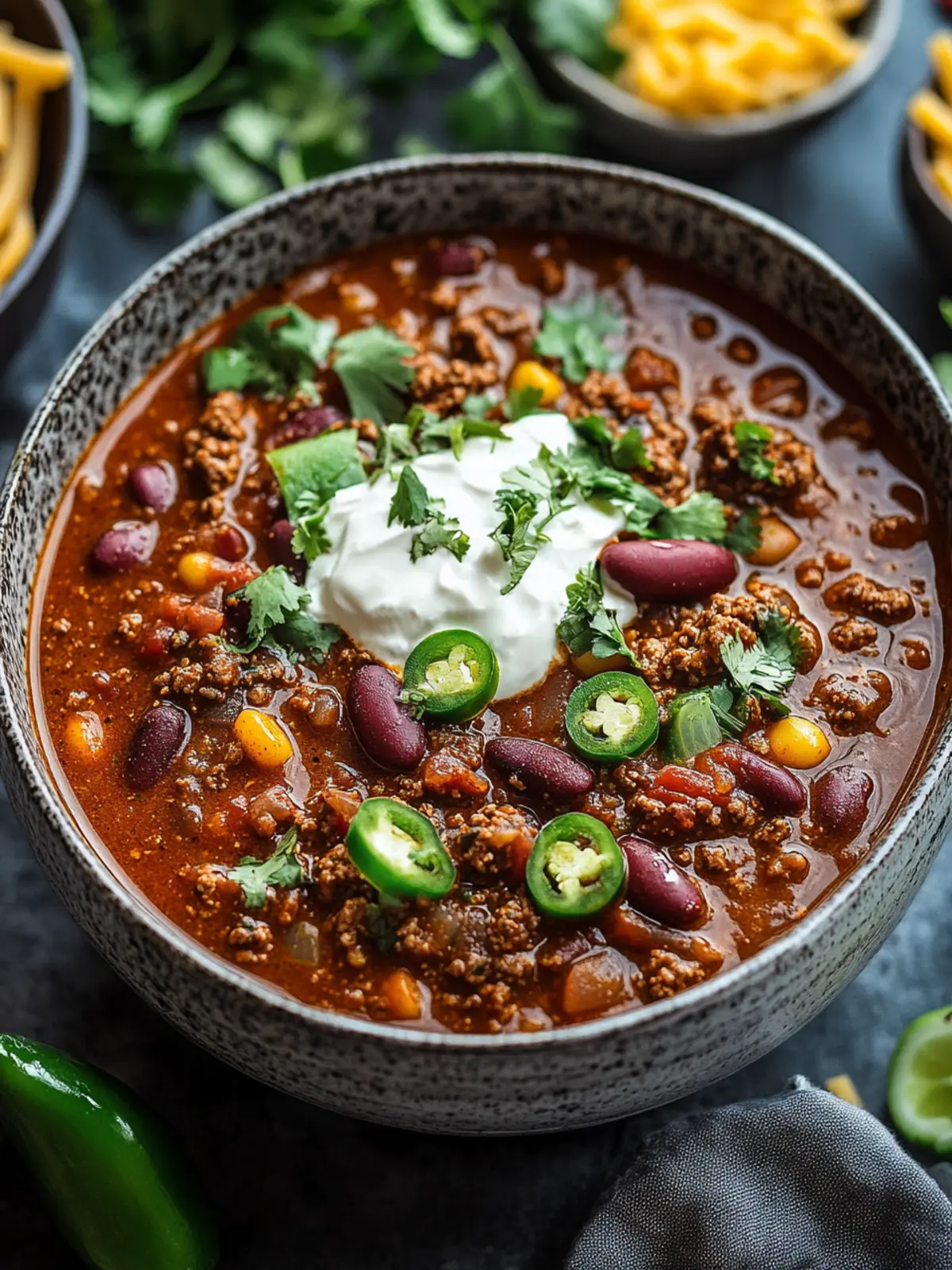 Crockpot Chili: Hearty Game Day Comfort Food Everyone Loves 4 Crockpot Chili (Football Season Recipe)