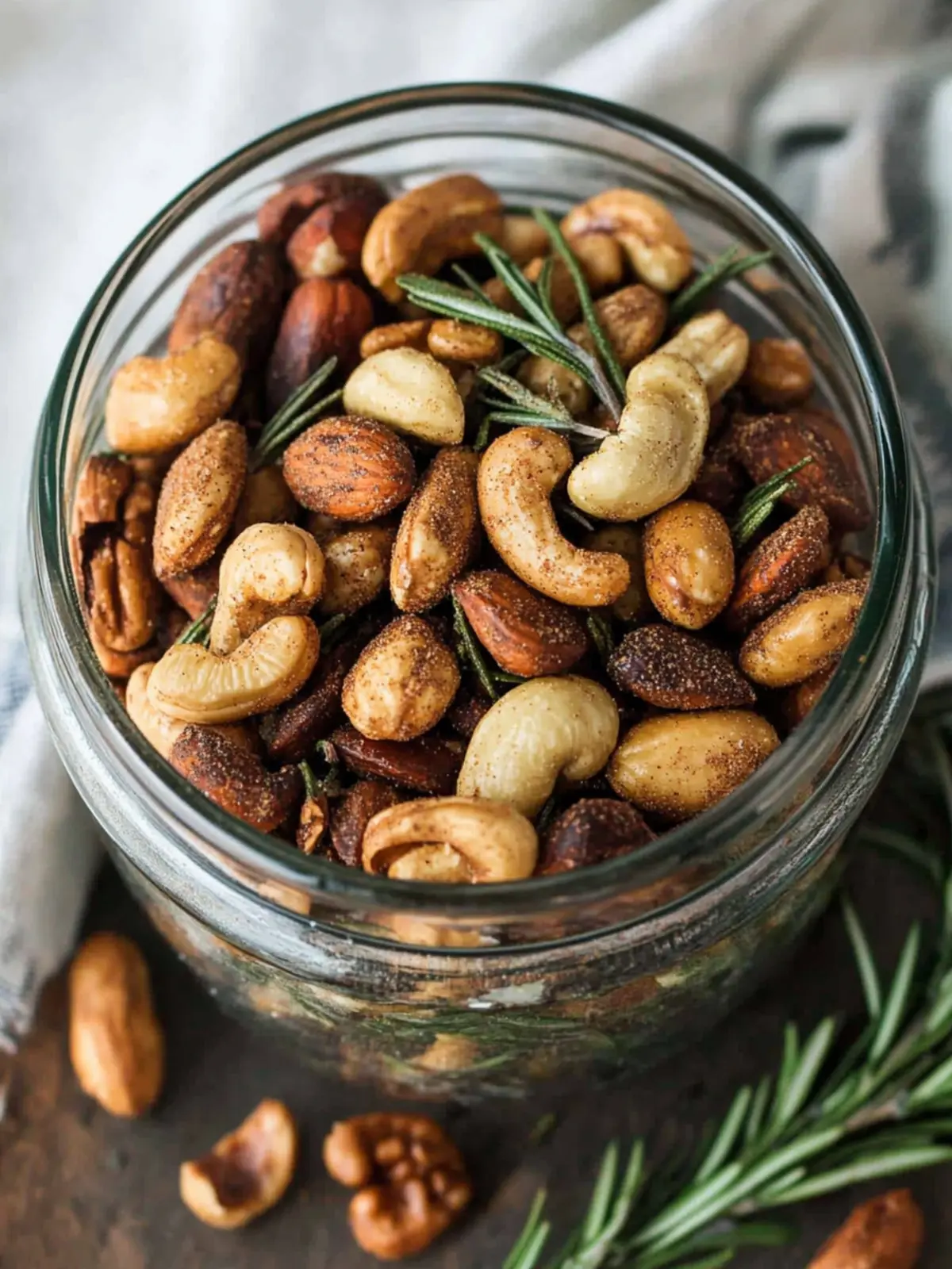Spiced Rosemary Roasted Nuts for Irresistible Crunchy Snacking 4 Spiced Rosemary Roasted Nuts