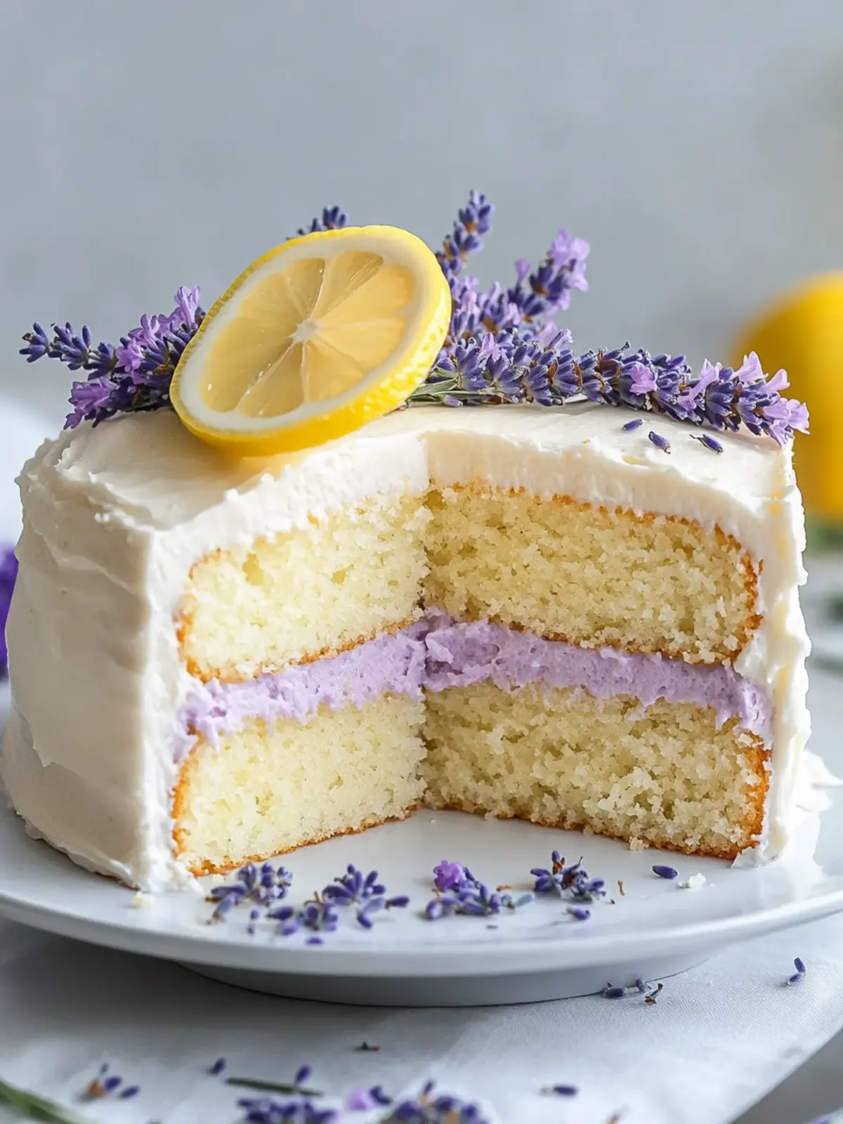 Delight in Homemade Lemon Lavender Cake for Every Celebration 4 Lemon Lavender Cake