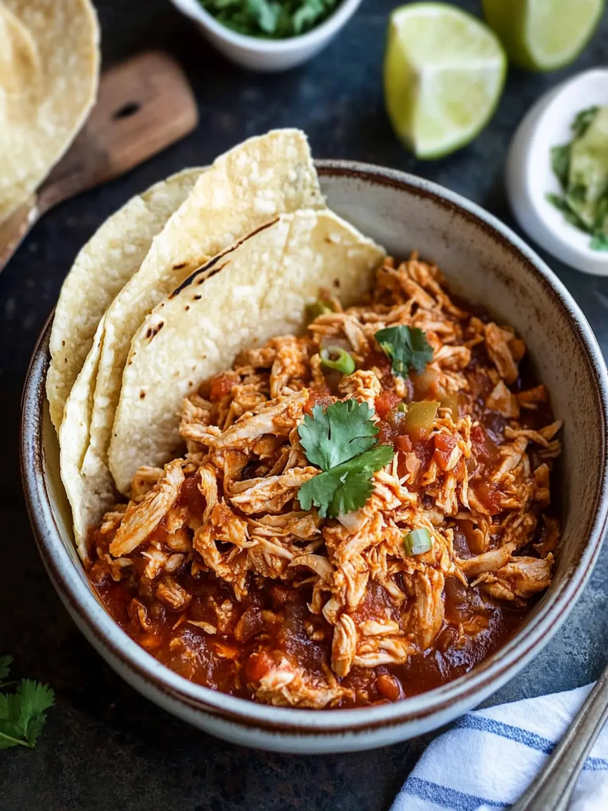 Slow Cooker Chicken Tinga: Easy, Smoky, and Flavorful Delight 4 Slow Cooker Chicken Tinga