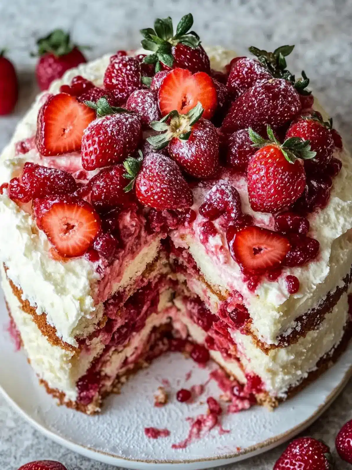 Mouthwatering Strawberry Earthquake Cake for Every Occasion 4 Strawberry Earthquake Cake