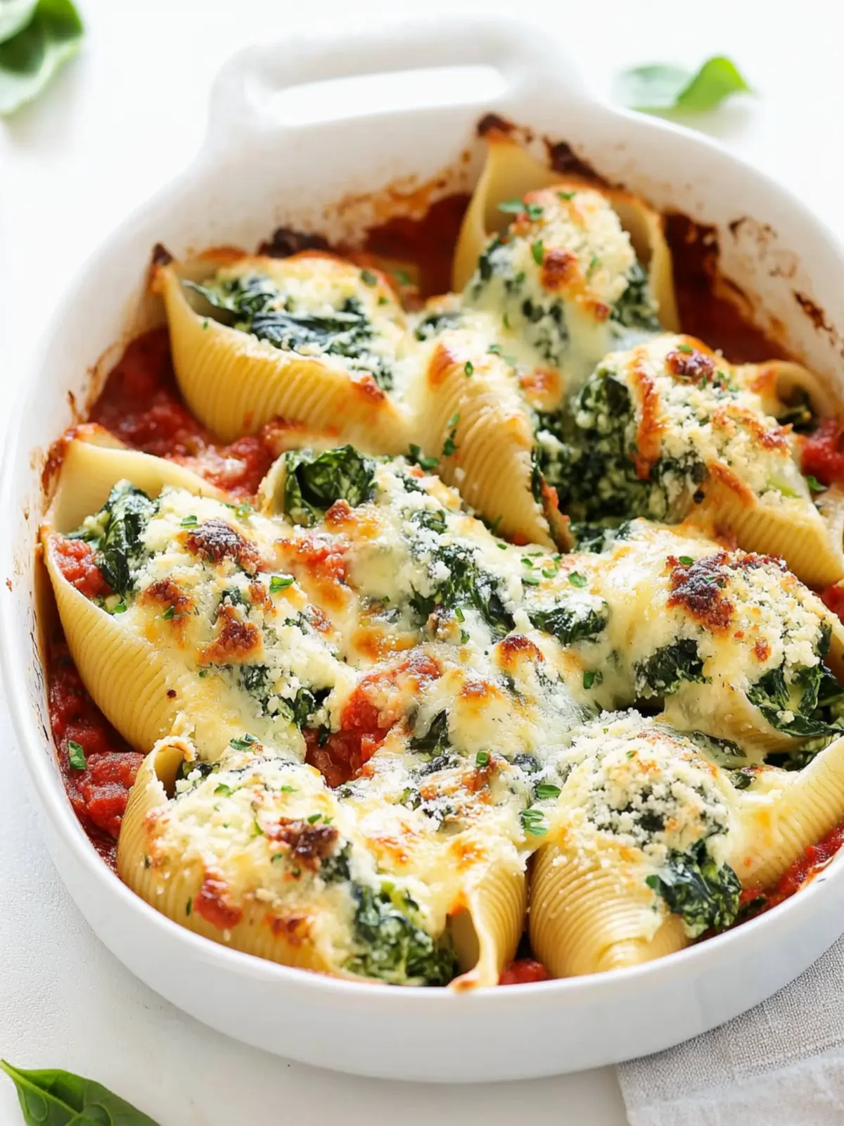 Cheesy Spinach and Ricotta Stuffed Shells for Comforting Nights 4 Spinach and Ricotta Stuffed Shells