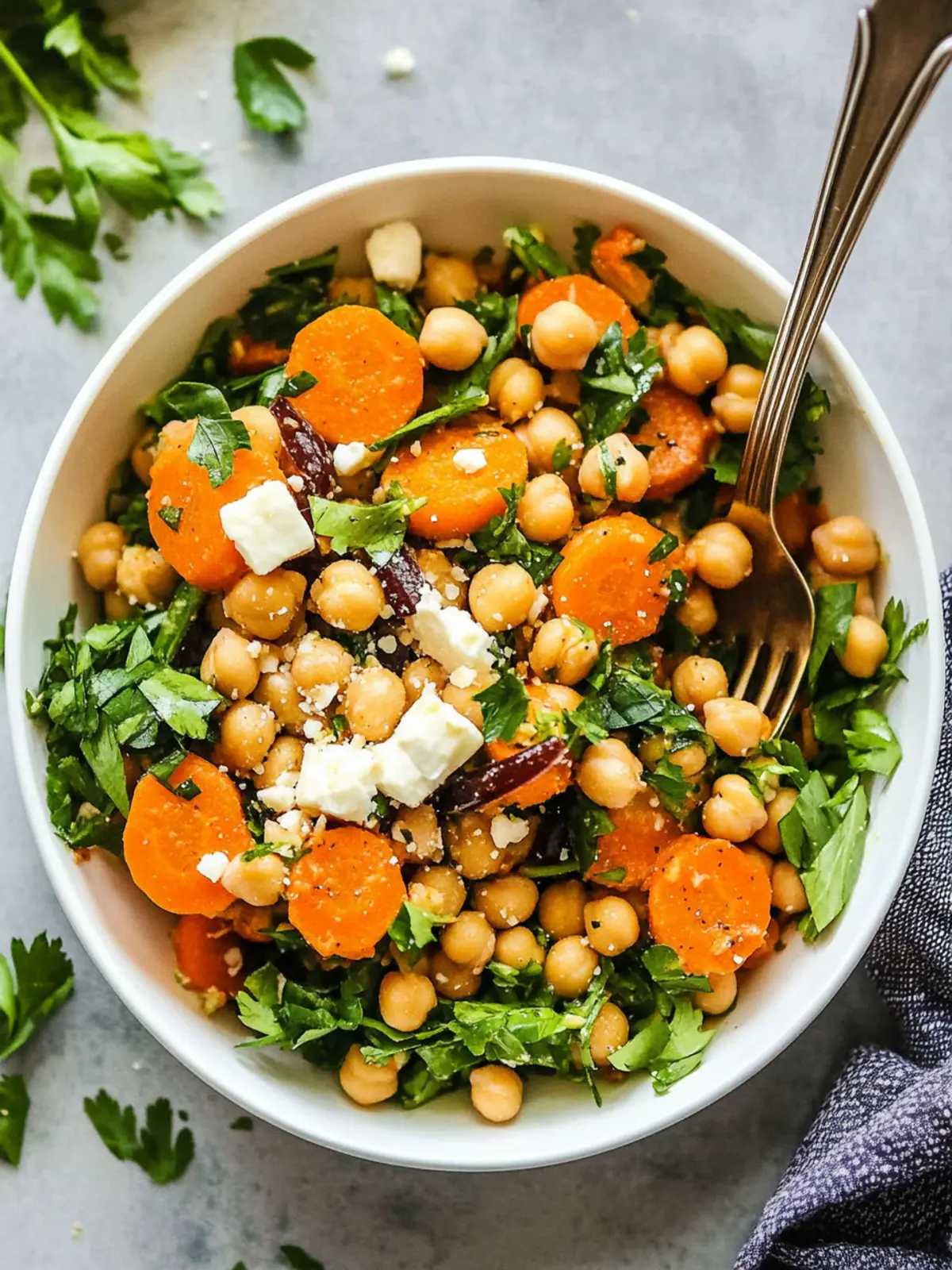 Fresh Moroccan Chickpea Carrot Salad for a Vibrant Meal 2 Moroccan Chickpea Carrot Salad